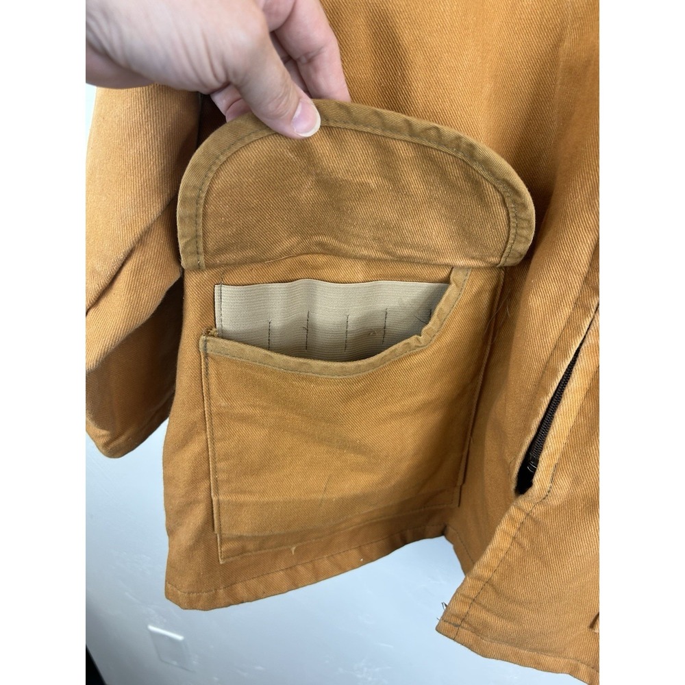 Vintage 1977 Canvas Chore Coat Barn Jacket Hunting Outdoor Size XXL Workwear Men - Picture 10 of 11